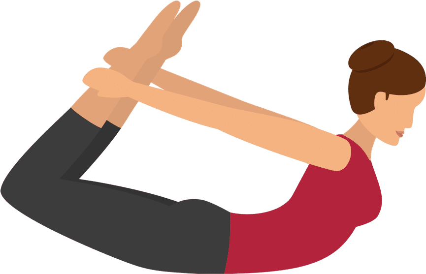 The Bow Pose - Pilates (1080x1080), Png Download