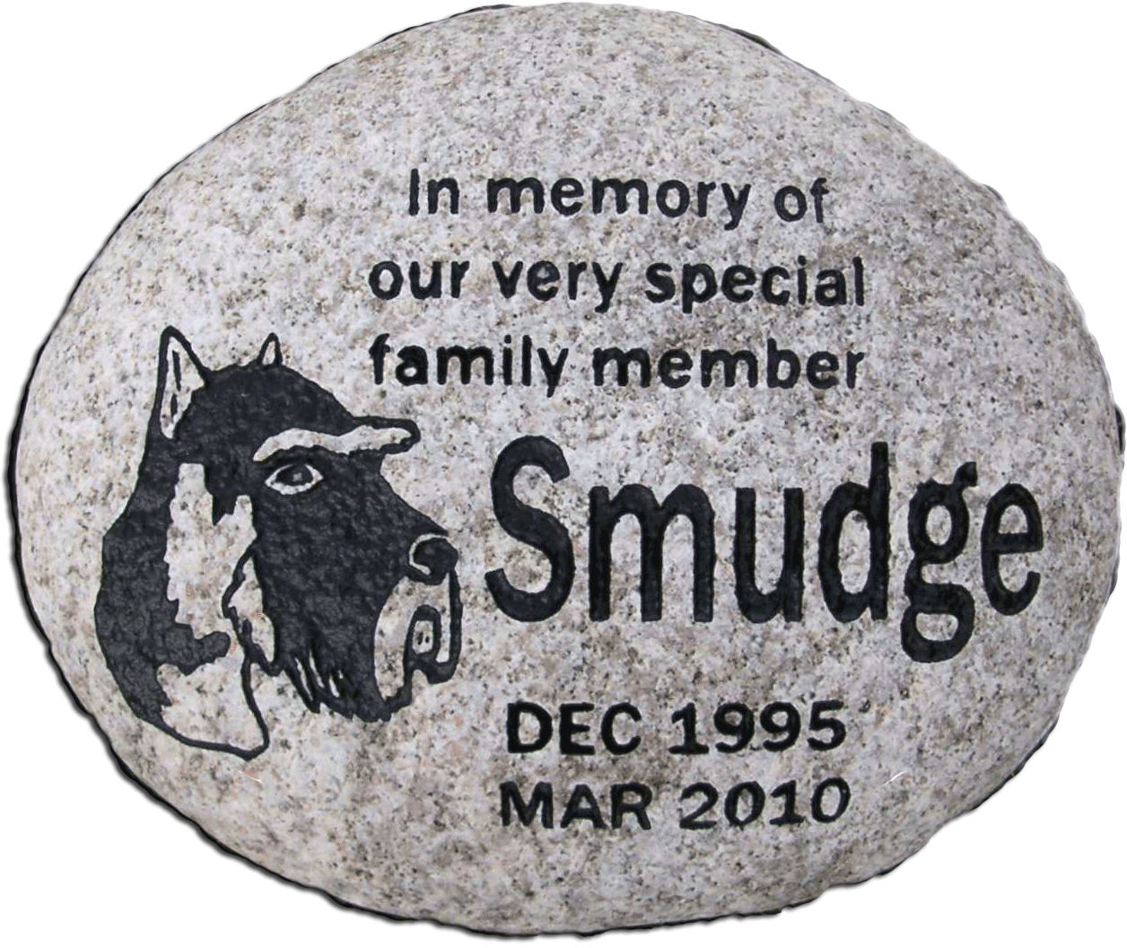 Pet Stone River Rock - Headstone (1256x1056), Png Download