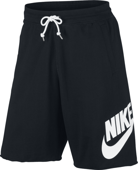 Nike Sportswear Short Herren Hose Schwarz - Black Nike Fleece Shorts (540x665), Png Download