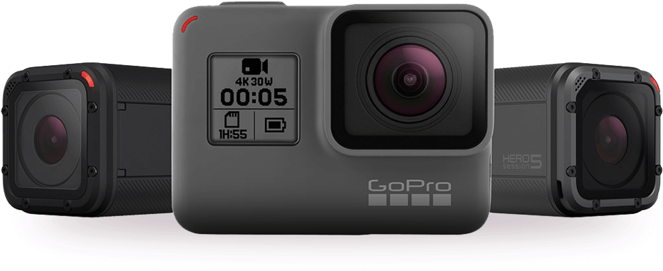 So Always Test Mounting Your Gopro On Various Places - Newest Gopro (1000x449), Png Download