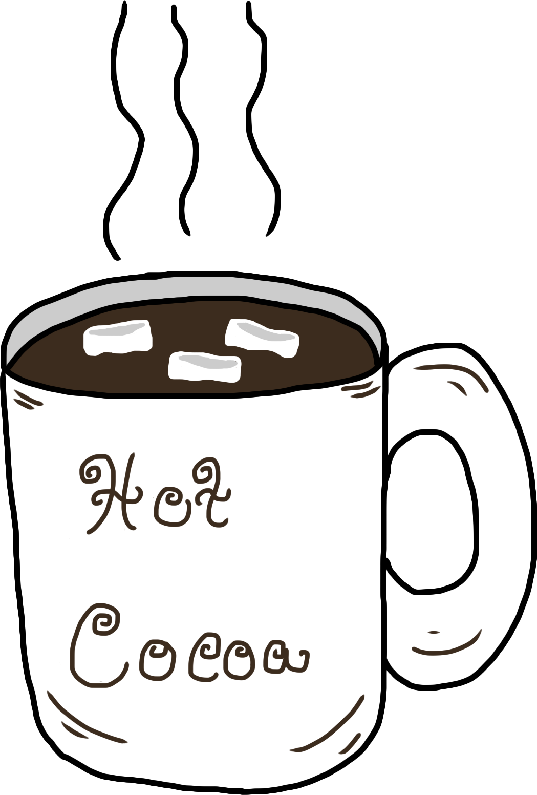 Chocolate Candy Cane Cream Milk Cup - Hot Chocolate (1049x1552), Png Download