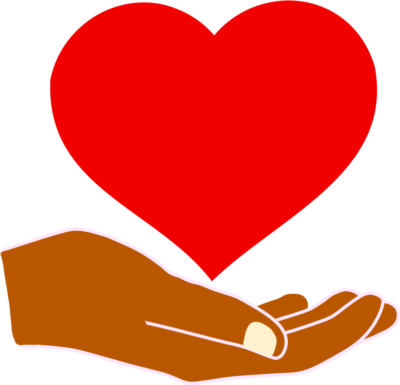 Heart In Hand Png Clipart - Clip Art Social Work (1070x882), Png Download