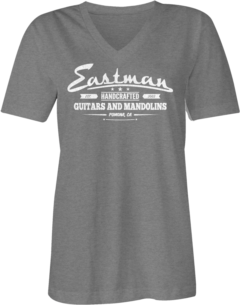 Eastman® Women's V Neck Handcrafted T Shirt - Active Shirt (803x1024), Png Download