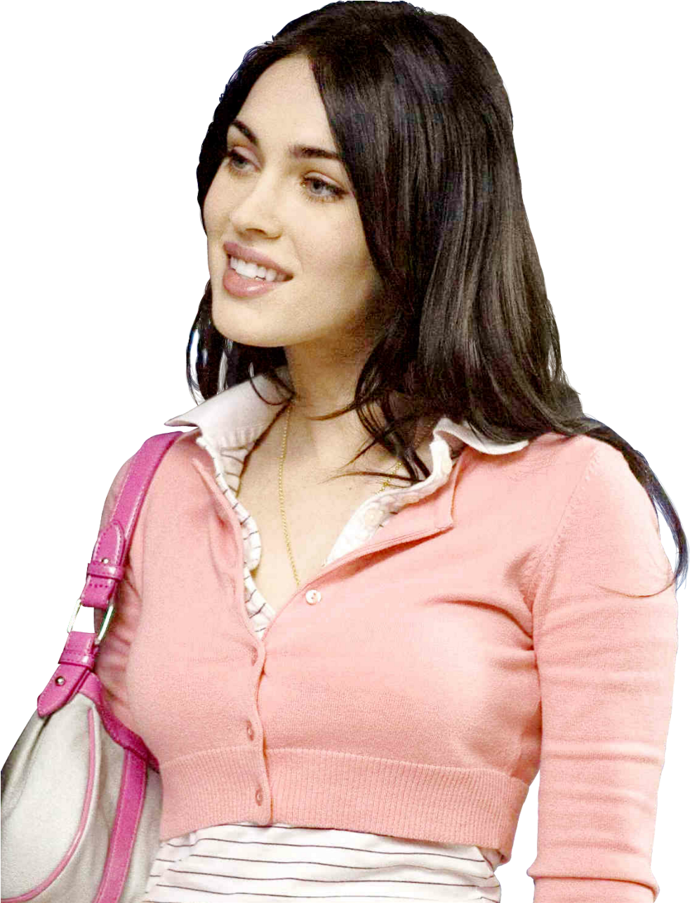 Meganfox Sticker - Girl (1024x1286), Png Download