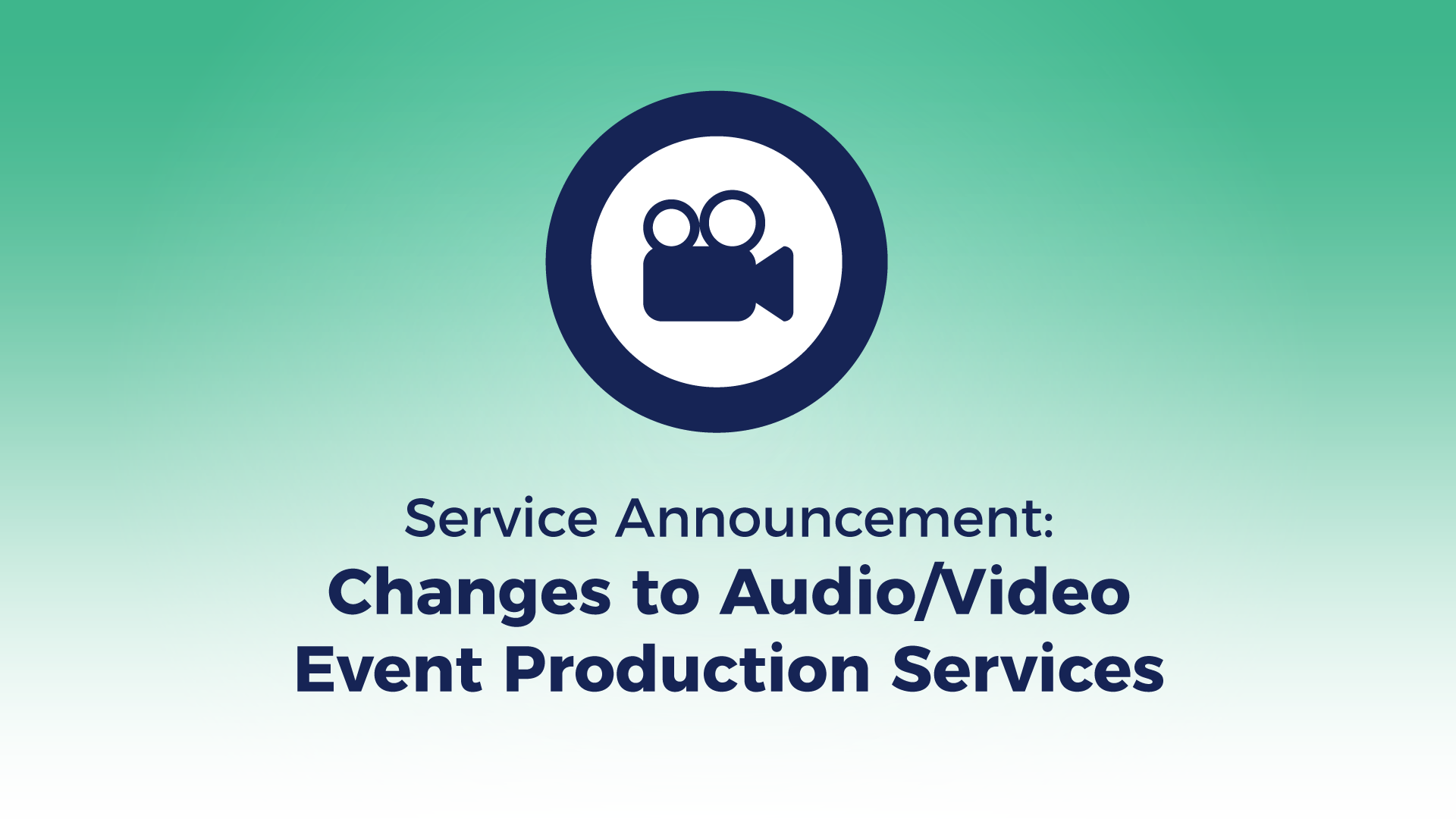 Changes To Audio/video Event Production Services - Sign (1920x1080), Png Download