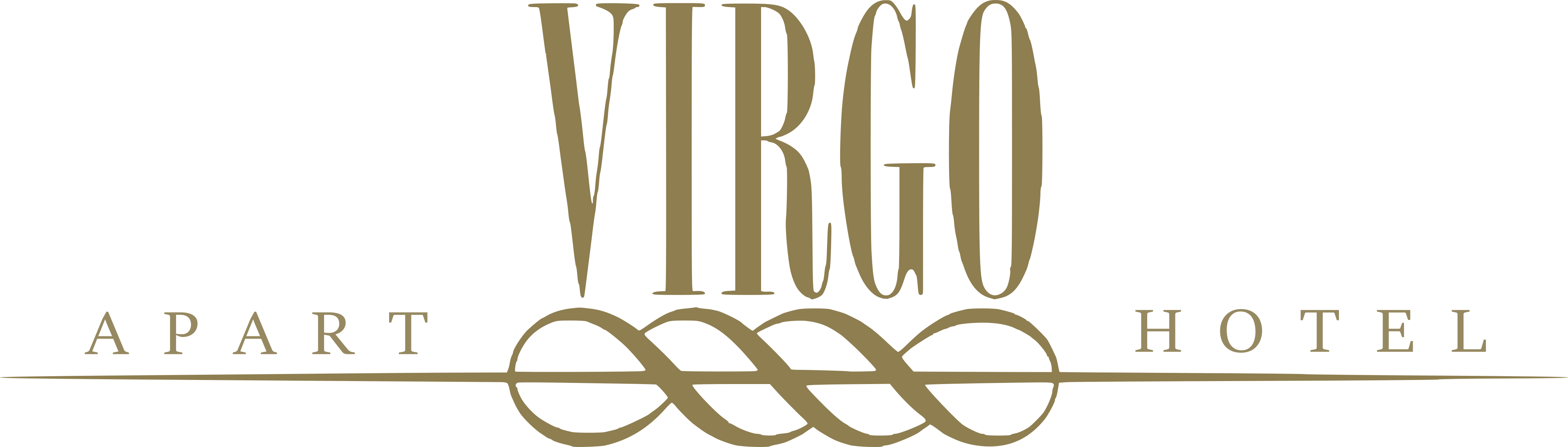 Apart Hotel Virgo - Horizontal Rule (4203x1200), Png Download