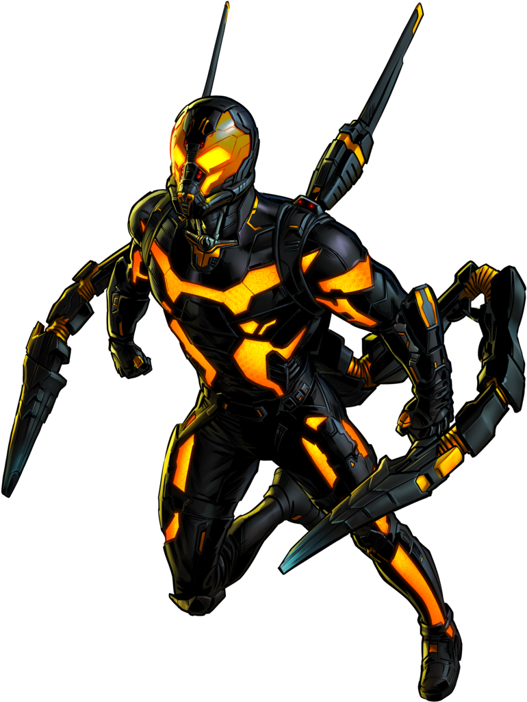 Yellow Jacket Png - Yellow Jacket Marvel Png (771x1035), Png Download