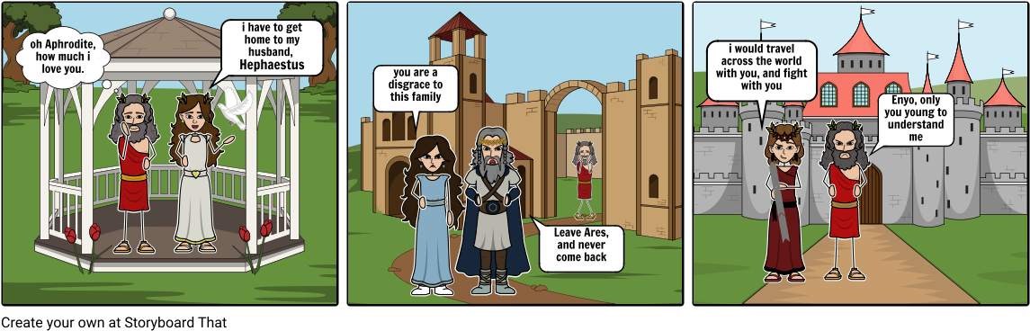 Ares God Of War - Cartoon (1164x385), Png Download