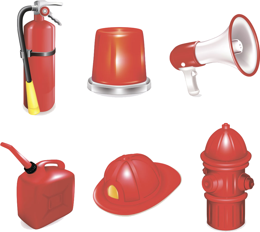 Vector Freeuse Download Firefighting Fire Manufacturers - Tools Used By Fireman (1000x904), Png Download