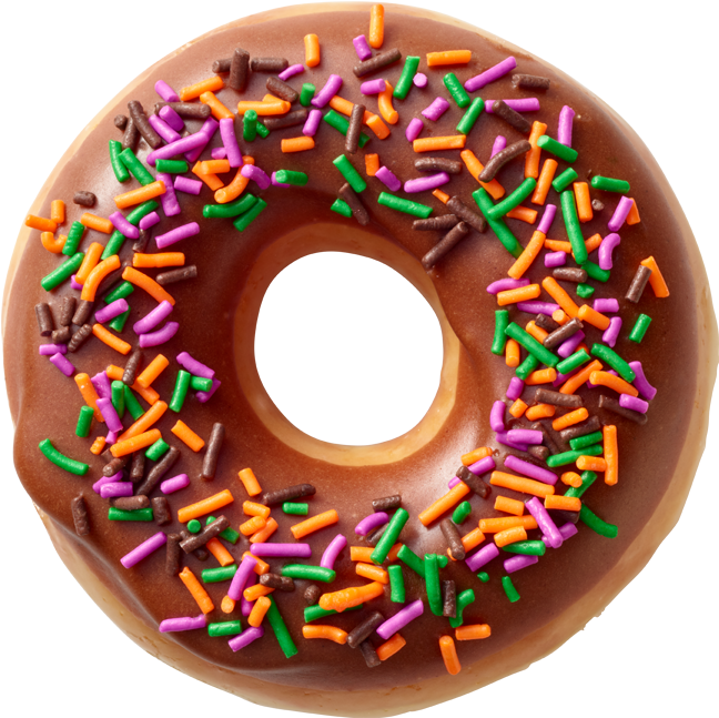 Florida Bear Smacks A Floridian - Krispy Kreme Donuts Clipart (900x720), Png Download