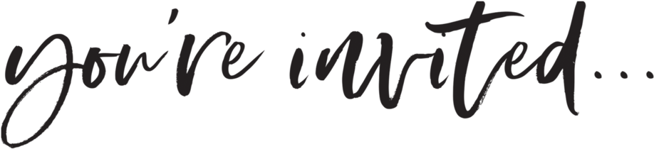 You're Invited 2 (1000x335), Png Download