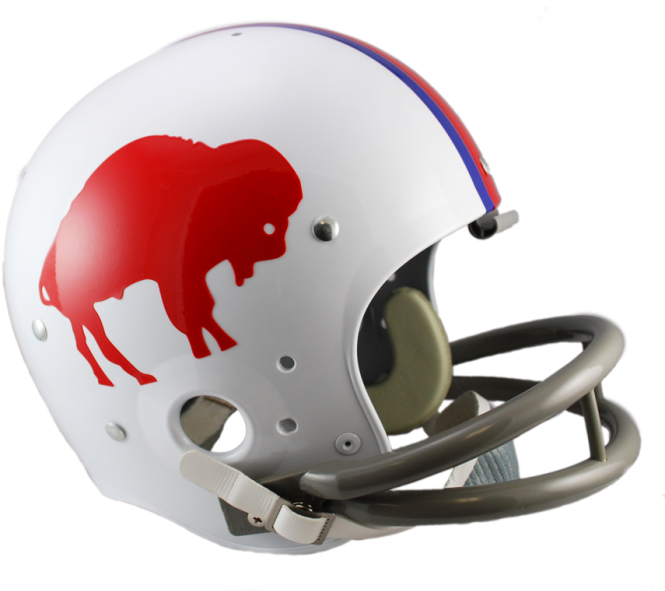 Buffalo Bills - Buffalo Bills Throwback Helmet (700x632), Png Download