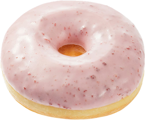 Strawberry Ring/strawberry Yogurt Cream - Ciambella (600x600), Png Download