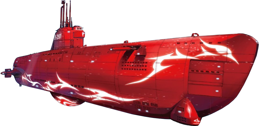 Submarine Png, Download Png Image With Transparent - Arpeggio Of Blue Steel U 2501 (800x484), Png Download