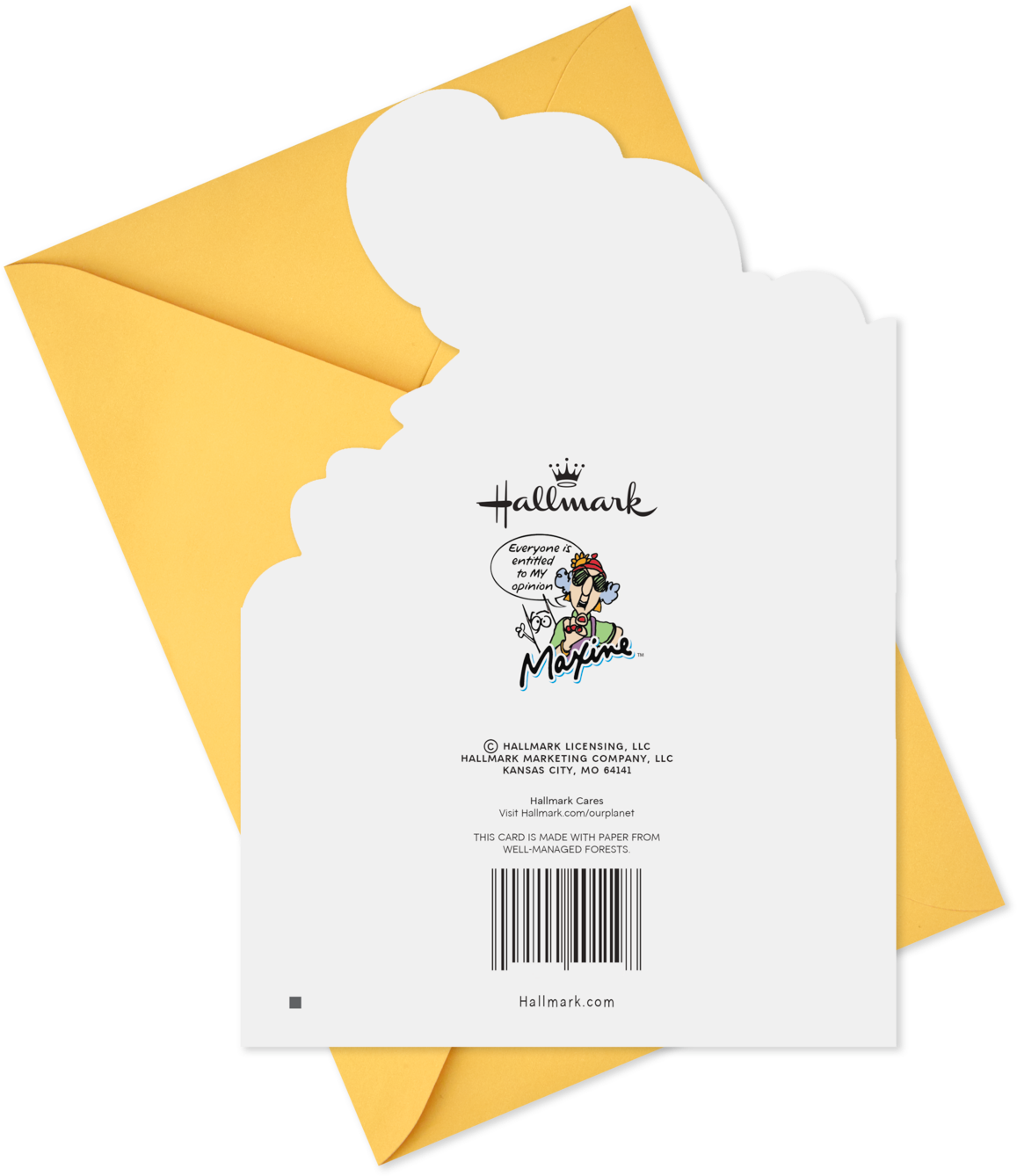 Maxine™ You Made The Cut Funny Birthday Card For Friend - Illustration (1470x1470), Png Download