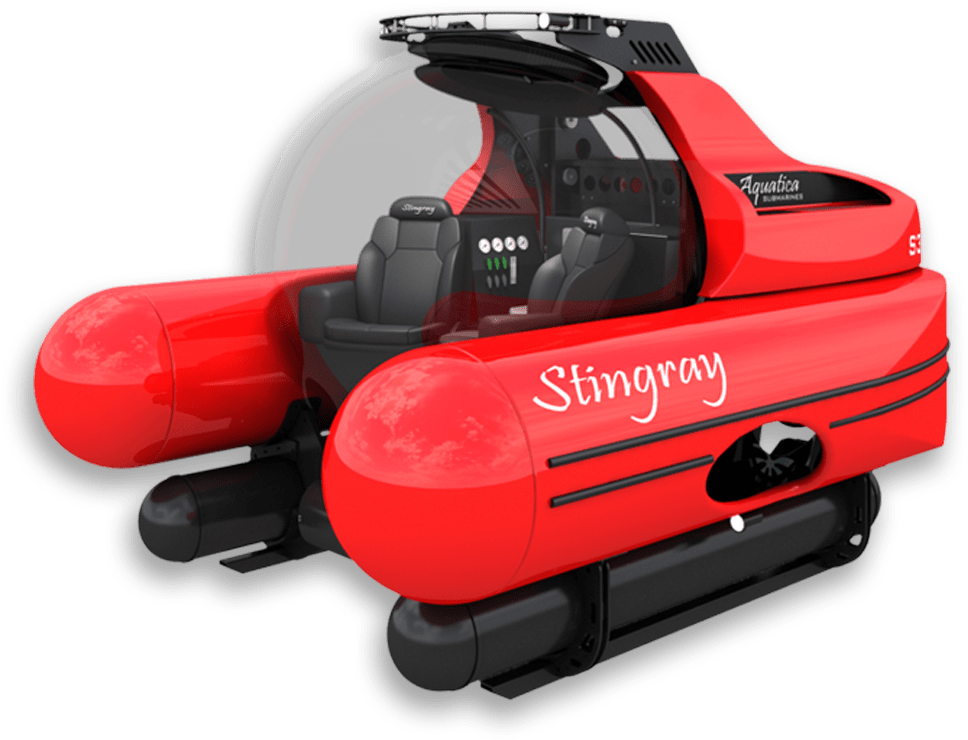 Home-sub - Aquatic Stingray 500 Submarine (979x801), Png Download