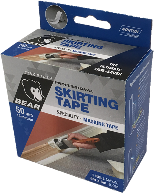 Bear 50mm X 14m Skirting Tape - Box (800x800), Png Download