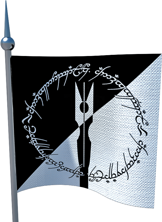 [ Img] - Orthanc Flag (644x768), Png Download