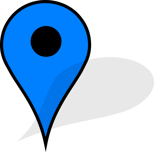 Blue Marker Google Maps (600x592), Png Download