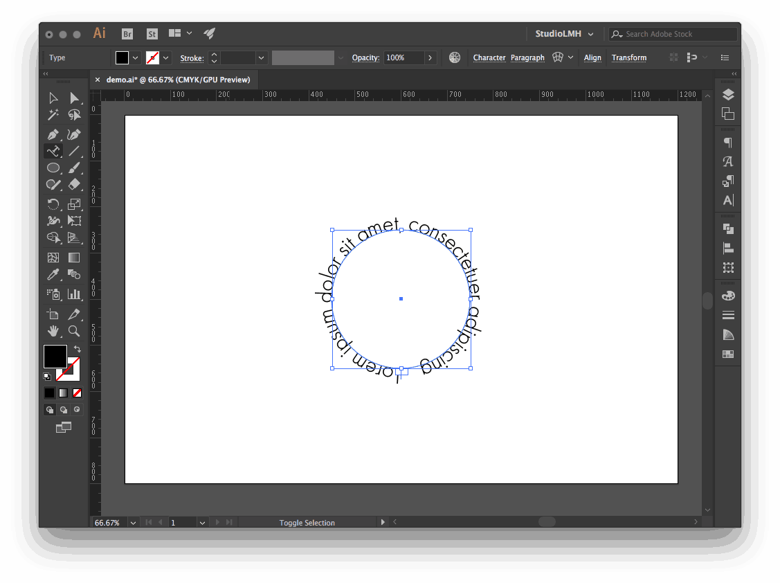 Select The Type Tool, And Click On The Path You Want - Computer Monitor (1127x842), Png Download
