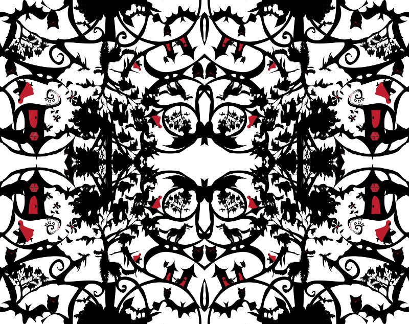 Little Red Riding Hood Cape Lining - Illustration (800x634), Png Download