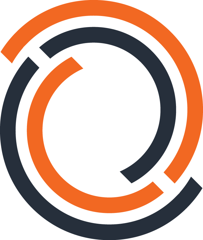 Black Orange Diagonal Line Logo - Circle (662x780), Png Download