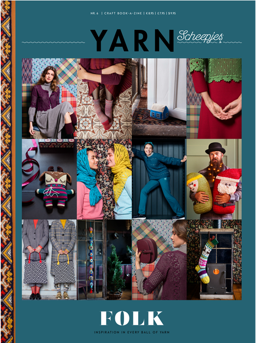 Scheepjes Yarn Book A Zine 6 - Scheepjes Bookazine Folk (700x700), Png Download