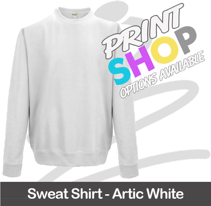 Sweat Shirt Jc030 Artic White - City Of Cardiff Swimming Club (700x700), Png Download
