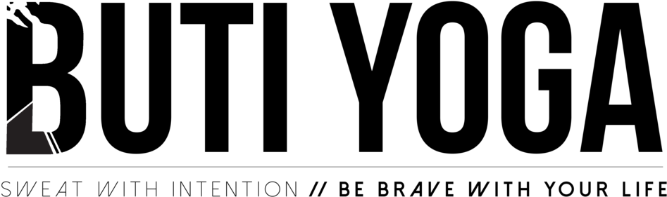 Main Logo Black - Buti Yoga (1000x332), Png Download