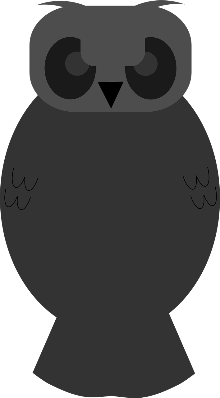 Vector - Silueta De Un Lechuza (708x1280), Png Download