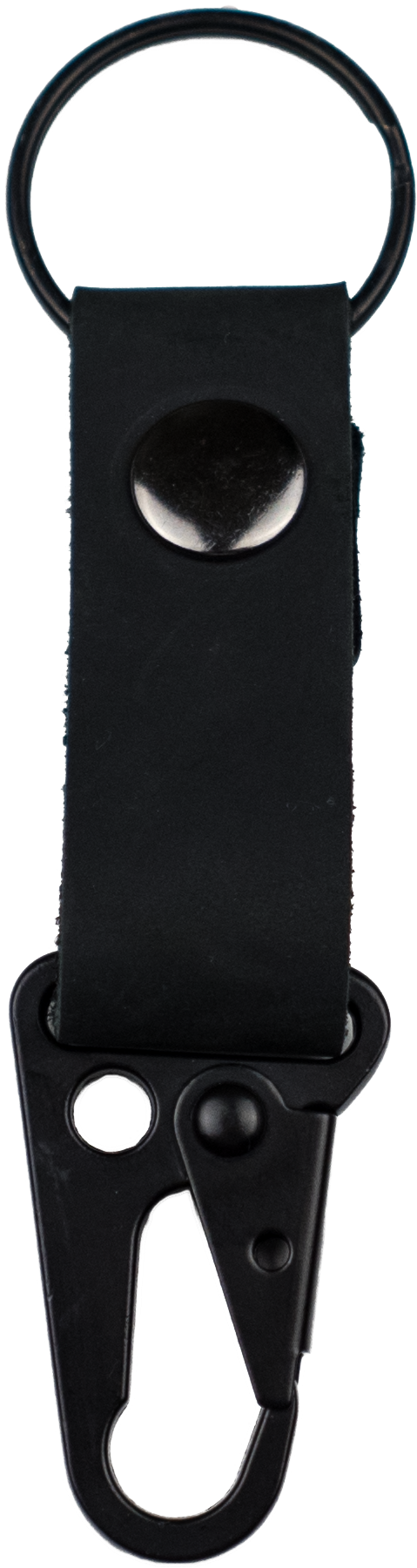 Black Leather Keychain, By, Mission Leather, Key, Chain, - Keychain (3176x3176), Png Download