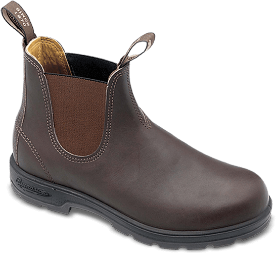 Men's Or Women's Dress V Cut Boots - Blundstone 550 Walnut Brown (700x530), Png Download