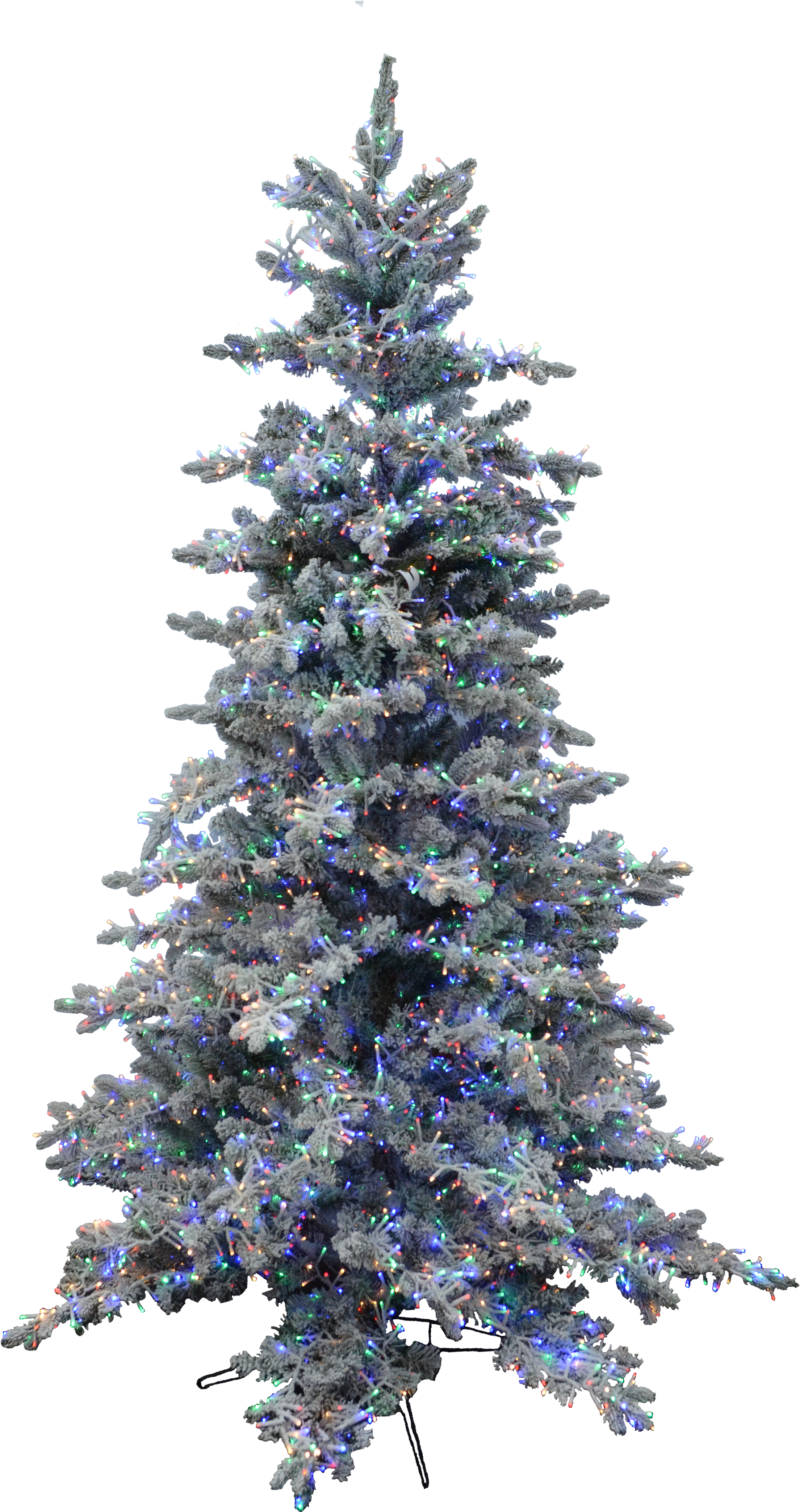 Sapin De Noel Enneigé (2855x4319), Png Download