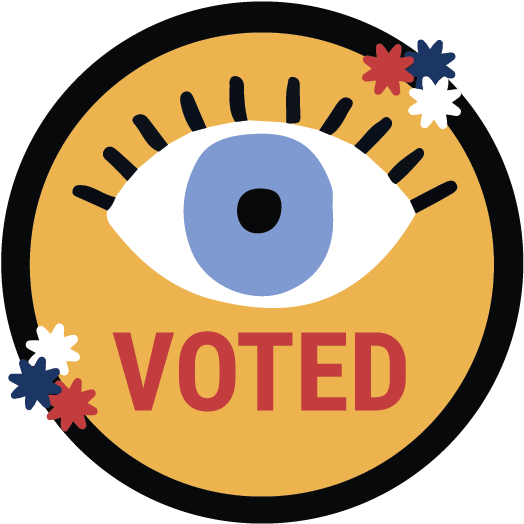 Vote Sticker Pack - Circle (792x612), Png Download