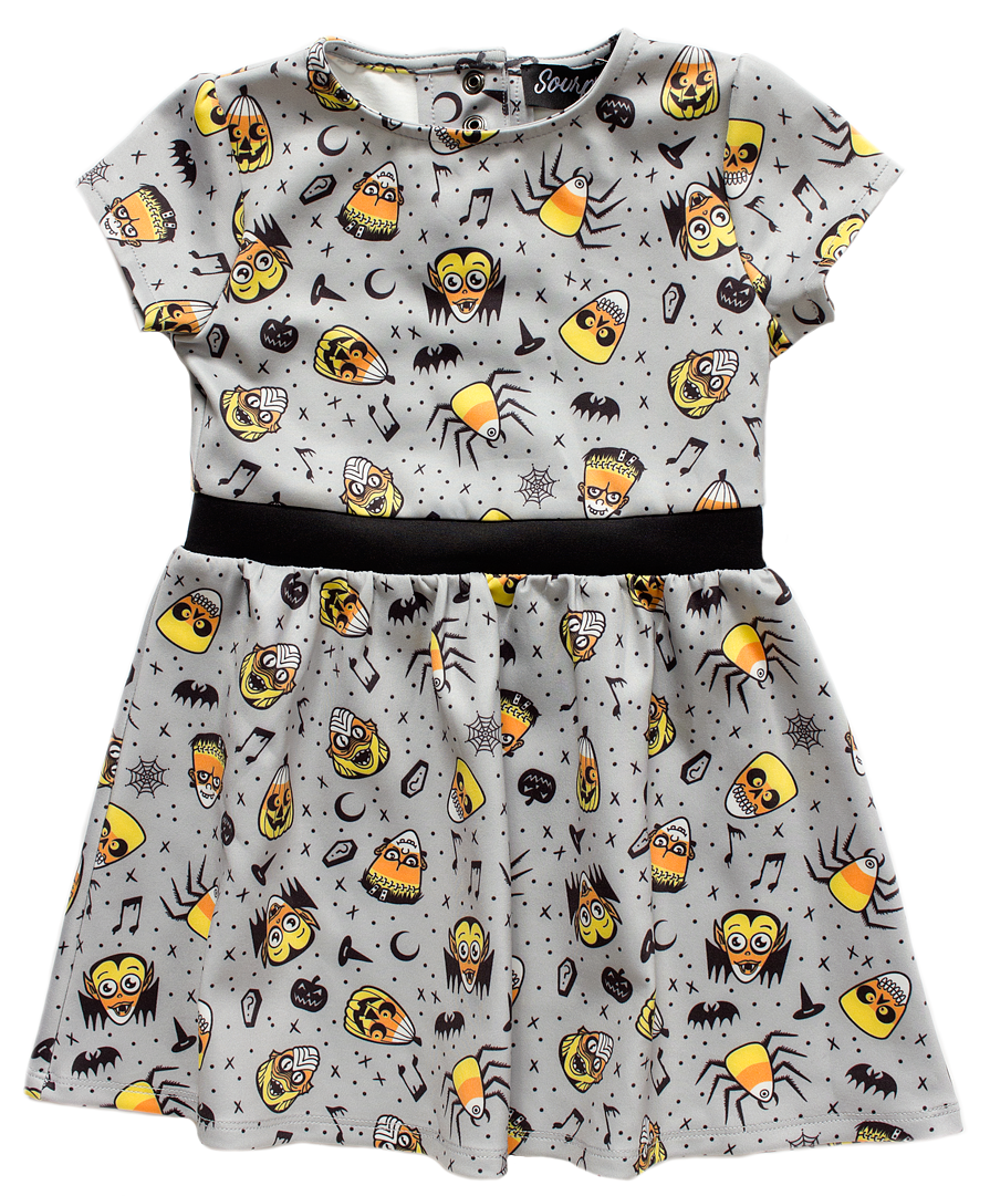 Sp Candy Cornies Kids Dress 1 V=1540210430 - Day Dress (910x1400), Png Download