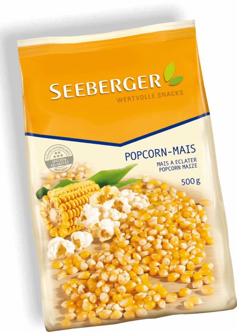 Seeberger Popcorn-mais Gedreht Produktansicht - Seeberger Popcorn Mais (762x1066), Png Download