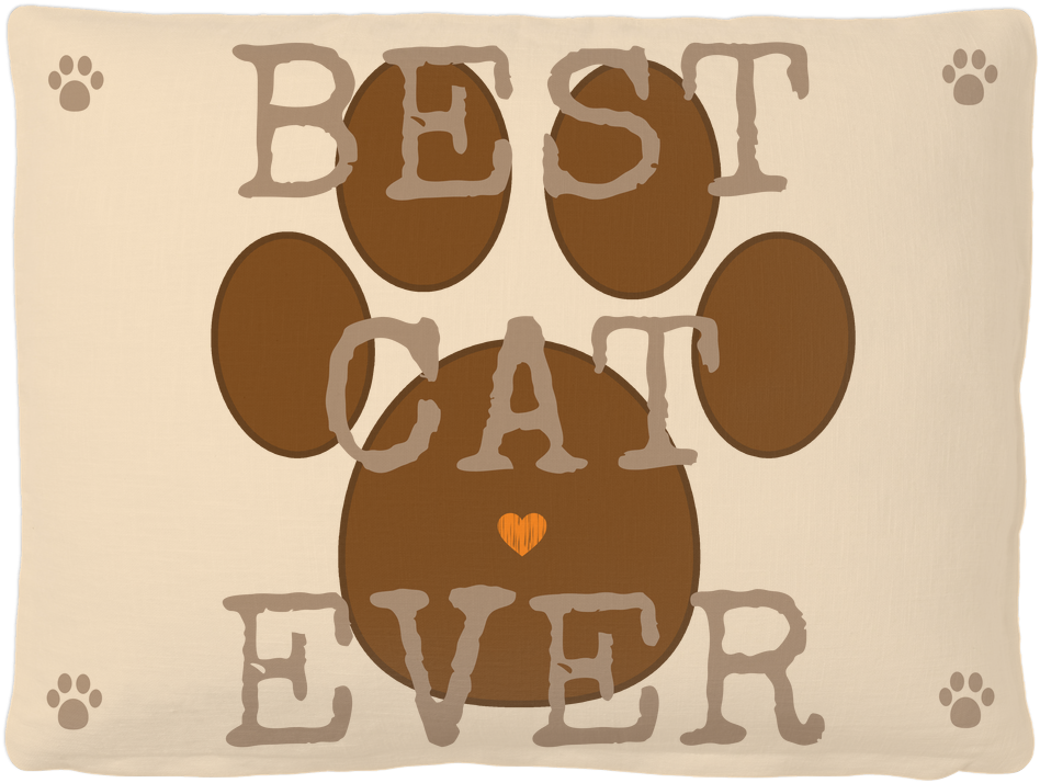 Best Cat Ever Pet Bed - Gr (1024x1024), Png Download