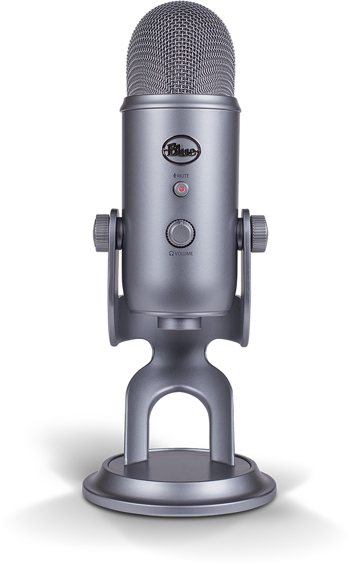 Blue Yeti - Blue Yeti Microphone Space Grey (711x1197), Png Download