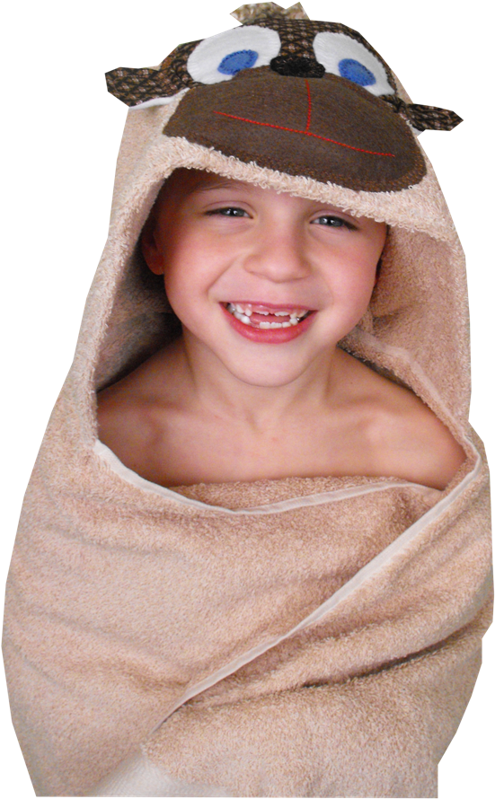 Monkey Towel - Girl (1026x1035), Png Download