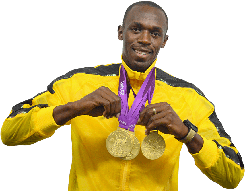 Usain Bolt Png - Usain Bolt In Png (863x751), Png Download