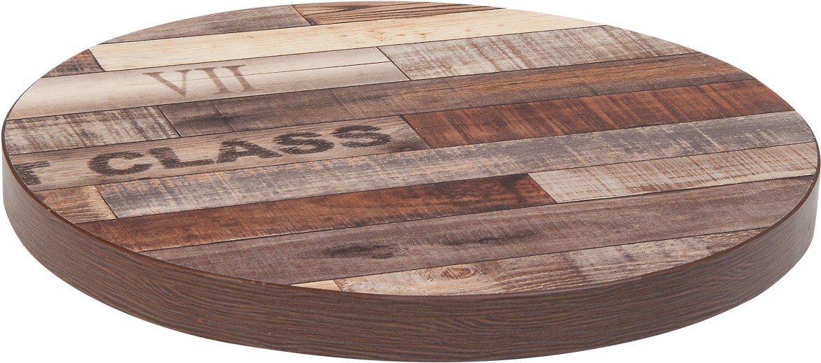 Old Pallet Vintage Design Melamine Table Top - Coffee Table (1300x1300), Png Download
