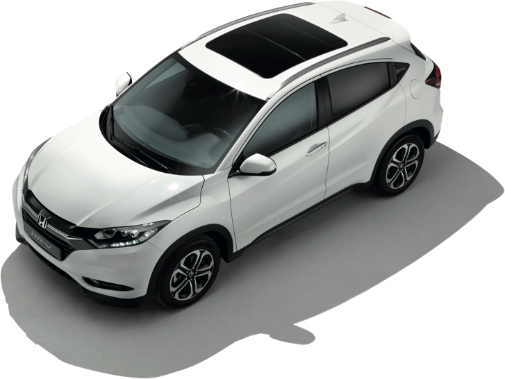 Automóveis Honda - Honda Hrv Black And Red (727x546), Png Download