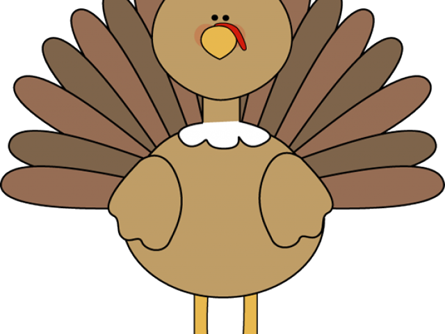 Cute Turkey Clipart - Clip Art Cute Turkey (640x480), Png Download
