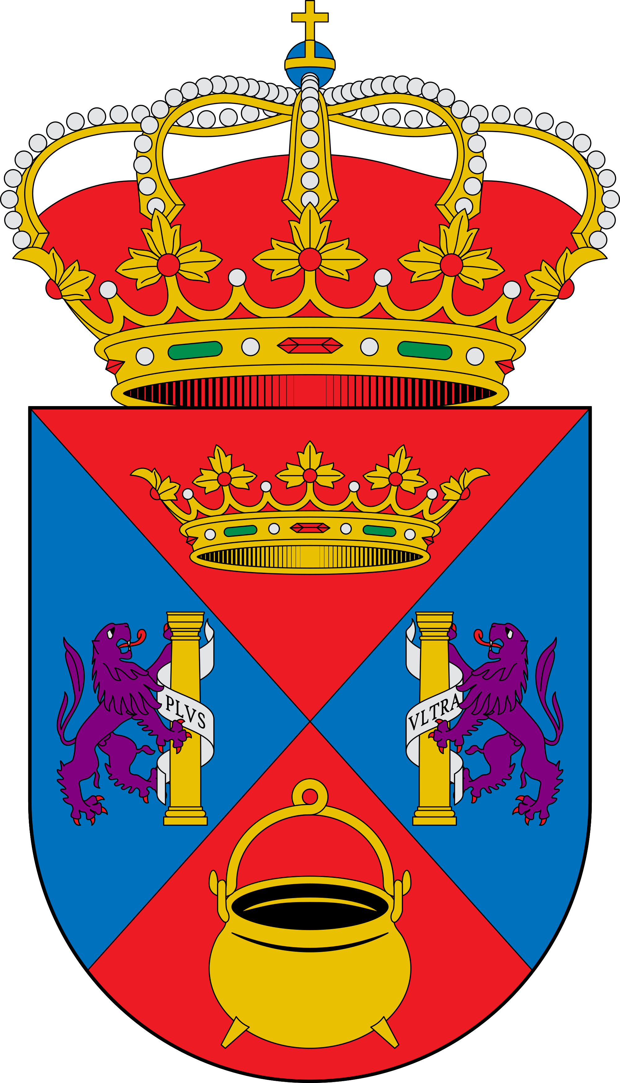 Open - Escudo De Malpica De Bergantiños (2000x3491), Png Download