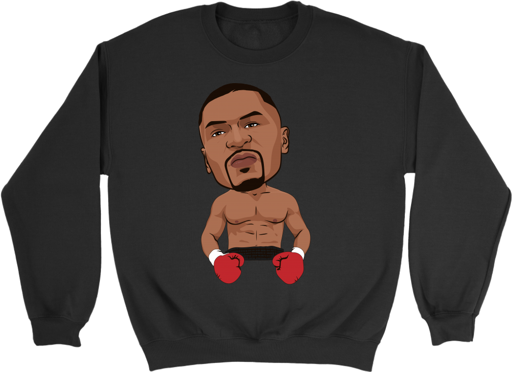 Mike Tyson Cartoon Sweatshirt - Shirt (1024x1024), Png Download