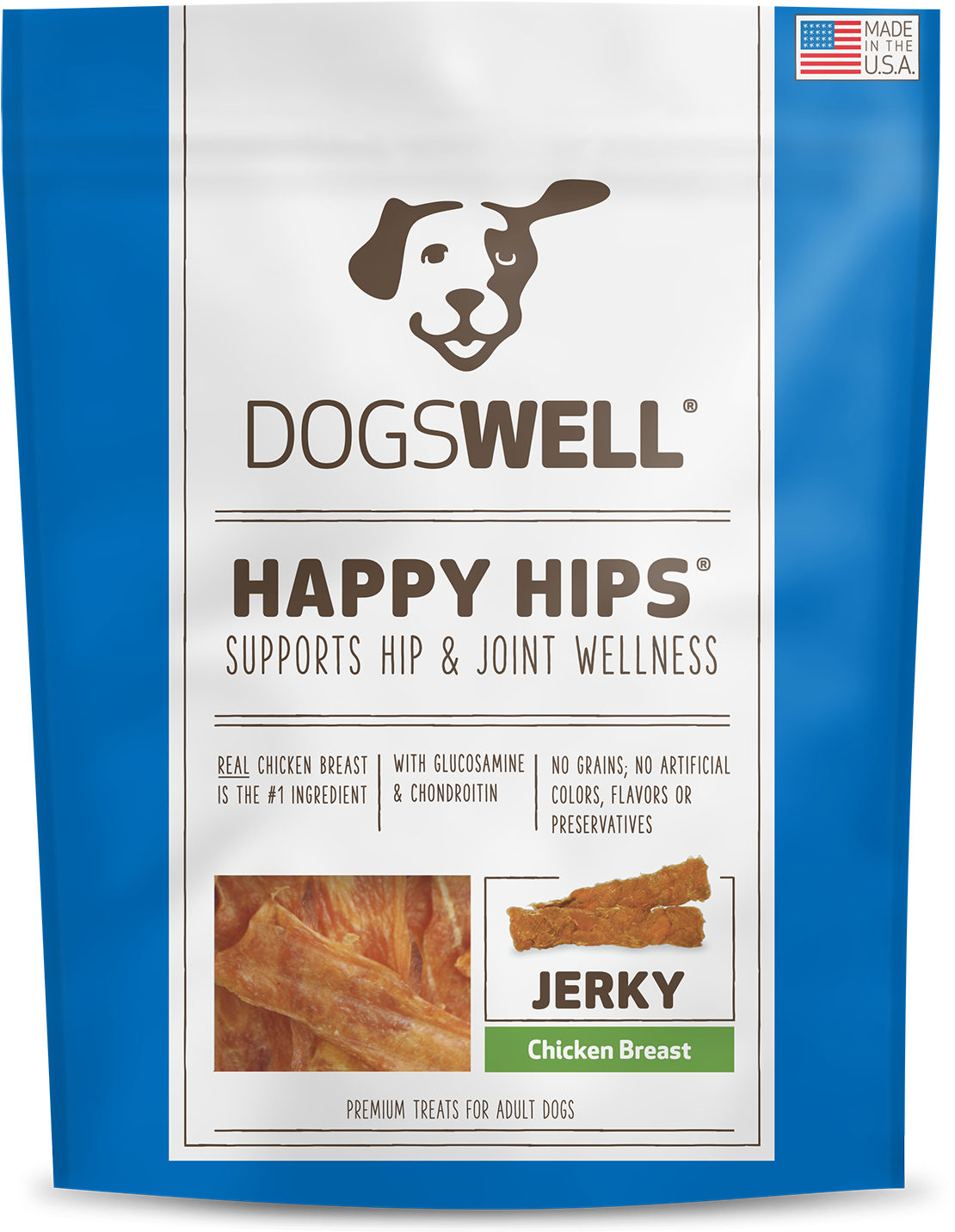 Dogswell Happy Hips Chicken Breast Jerky - Dogswell (1267x1584), Png Download