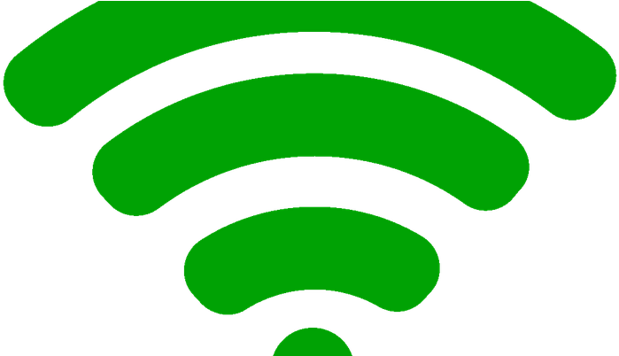 Wifi Symbol - Green Wifi Symbol (768x401), Png Download