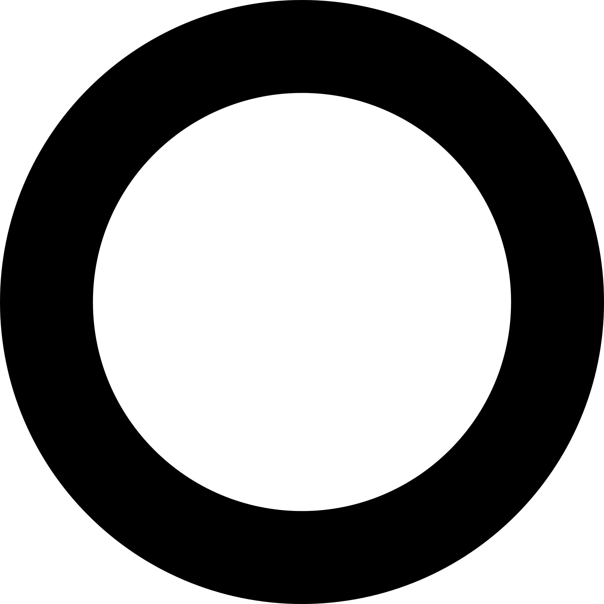 Open - Hollow Circle Png (2000x2000), Png Download