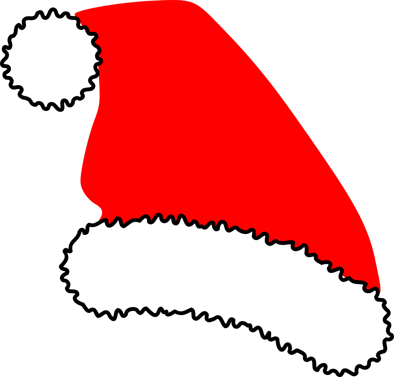 Xmas Hat Clip Art (600x575), Png Download