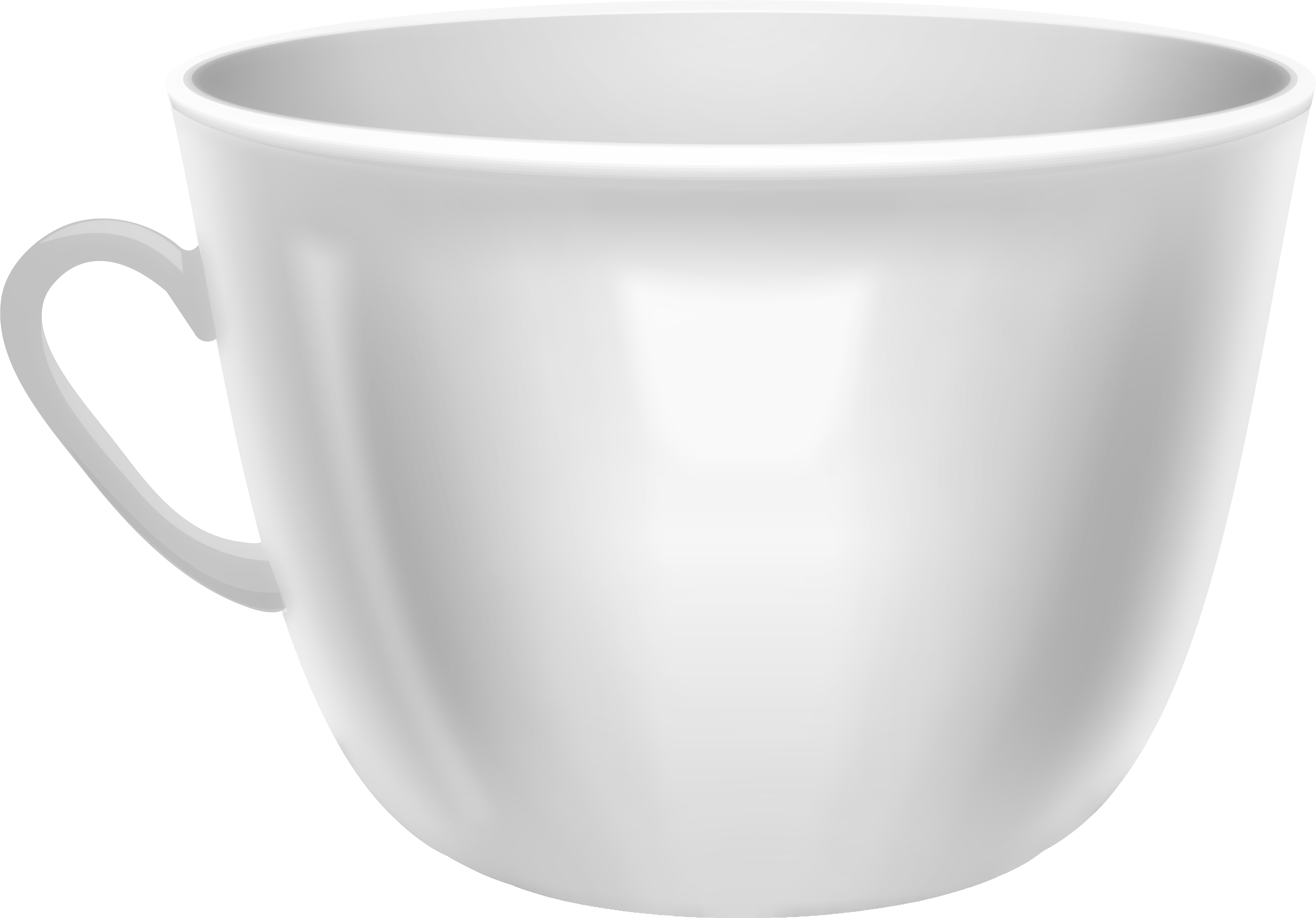 White Coffee Mug Png Clip Art - Coffee Cup (8000x5602), Png Download